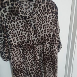Leopard blouse